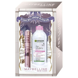 Maybelline Zestaw Lash Sensational Sky High wydłużający tusz do rzęs Black 7.2ml + Garnier płyn micelarny 3w1 400ml