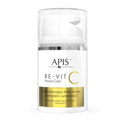 APIS Re-Vit C Home Care odbudowujący krem na noc z retinolem i witaminą C 50ml