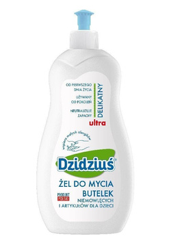 Dzidziuś Żel do mycia butelek i artykułów dla niemowląt 500ml