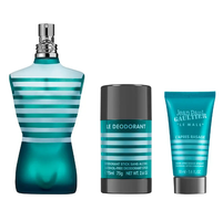 Jean Paul Gaultier Le Male zestaw woda toaletowa spray 125ml + balsam po goleniu 50ml + dezodorant sztyft 75g