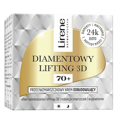 Lirene Diamentowy Lifting 3D przeciwzmarszczkowy krem odbudowujący 70+ 50ml