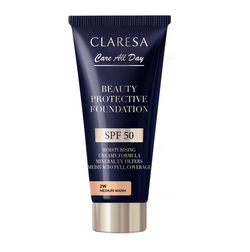 Claresa Beauty Protective Foundation nawilżający podkład z filtrem SPF50 2W Medium Warm 30ml