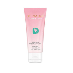 Dermika Clean & More peeling enzymatyczny do cery wrażliwej Cykoria & Keratolina 75ml