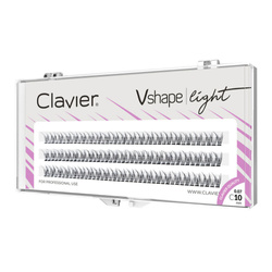 Clavier Vshape Light kępki rzęs 10mm