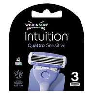 Wilkinson Intuition Quattro Sensitive wkład z 4 ostrzami 3szt