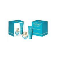 Versace Dylan Turquoise Pour Femme zestaw woda toaletowa spray 50ml + żel do ciała 100ml