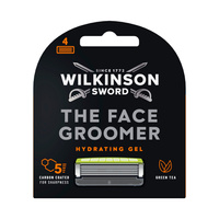 Wilkinson The Face Groomer wkład z 5 ostrzami i żelem nawilżającym 4szt
