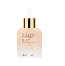 FarmStay Rice & Bifida Glowing Serum rozświetlające serum z fermentami i ryżem 35ml