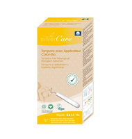Masmi Silver Care tampony z aplikatorem z bawełny organicznej Regular 16szt