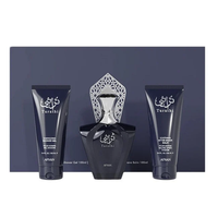 Afnan Turathi Blue Pour Homme zestaw woda perfumowana spray 90ml + żel pod prysznic 100ml + balsam po goleniu 100ml