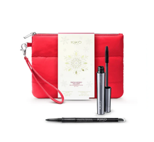 KIKO Milano Snow-Kissed Holiday Skiglam Black Duo Eyes Gift Set zestaw upominkowy do makijażu oczu