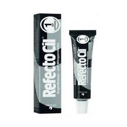 Refectocil Eyelash And Eyebrow Tint henna do brwi i rzęs 1 Pure Black 15ml