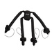 Glov CoolCurl Spider Set wałki do kręcenia włosów na zimno do włosów długiej i średniej długości Black 4szt