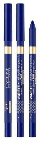 Eveline Cosmetics Variete wodoodporna żelowa kredka do oczu 03 Blue
