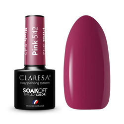 Claresa Color Soak Off UV/LED Pink lakier hybrydowy 542 5g