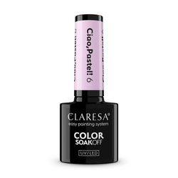 Claresa Color Soak Off UV/LED Ciao Pastel! lakier hybrydowy 6 5g