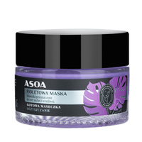 Asoa Gotowa maseczka do twarzy Fioletowa Glinka 50ml