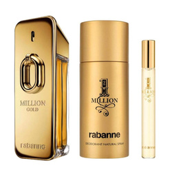 Paco Rabanne Million Gold edp 100ml + dezodorant 150ml + edp 10ml