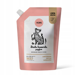 Yope Naturalne mydło w płynie refill Biała Lawenda &amp; Grejpfrut 600ml