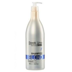 Stapiz Sleek Line Blond Shampoo szampon do włosów blond zapewniający platynowy odcień 1000ml