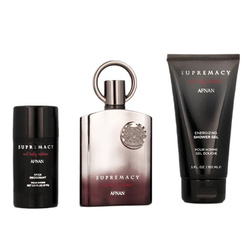 Afnan Supremacy Not Only Intense zestaw ekstrakt perfum spray 100ml + żel pod prysznic 150ml + dezodorant sztyft 75ml