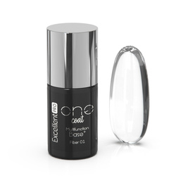 Excellent PRO One Coat Multifunction Fiber Base baza hybrydowa z włóknami Pink Fog 7g