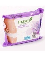 Masmi Natural Cotton wilgotne chusteczki do higieny intymnej 20szt