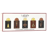 SET LATAFFA Pride Art Of Arabia III EDP 20ml + Ajwaa+Al Qiam Gold EDP 20ml + Masa EDP  20ml + Brioche Vanille EDP 20ml