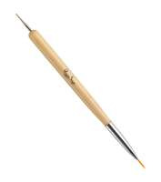 Peggy Sage 2-in-1 Nail Art Brush pędzel do zdobienia paznokci 2w1 149554