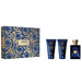 Versace Pour Homme Dylan Blue zestaw woda toaletowa spray 50ml + żel pod prysznic 50ml + balsam po goleniu 50ml