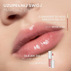 L'Oreal Paris Plump Ambition odżywczy olejek do ust 601 Worth It 5ml