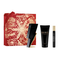 Carolina Herrera Bad Boy zestaw woda toaletowa spray 100ml + żel pod prysznic 100ml + miniatura wody toaletowej 10ml