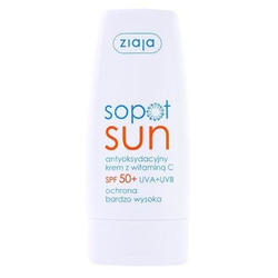 Ziaja Sopot Sun antyoksydacyjny krem z witaminą C SPF50 50ml