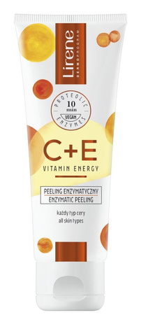 Lirene C+E Vitamin Energy rewitalizujący peeling enzymatyczny 75ml