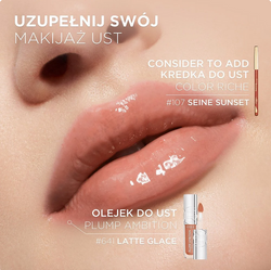 L'Oreal Paris Plump Ambition odżywczy olejek do ust 641 Latte Glace 5ml
