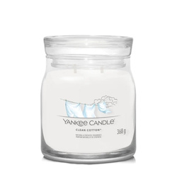 Yankee Candle Średnia świeca zapachowa Clean Cotton 368g