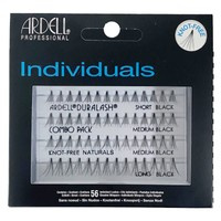 Ardell Individual Combo Pack zestaw 56 kępek rzęs Short Black