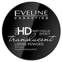 Eveline Cosmetics Full HD Soft Focus Loose Powder utrwalająco-matujący puder sypki z jedwabiem 6g