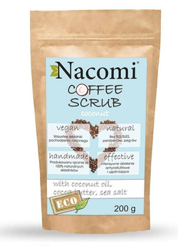 Nacomi Coffee Scrub peeling kawowy Kokos 200g