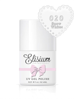 Elisium UV Gel Polish lakier hybrydowy do paznokci 020 Snow White 8ml
