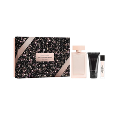 Narciso Rodriguez For Her Musc Nude zestaw woda perfumowana spray 100ml + balsam do ciała 50ml + woda perfumowana spray 10ml
