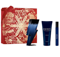 Carolina Herrera Bad Boy Cobalt zestaw woda perfumowana spray 100ml + żel pod prysznic 100ml + woda perfumowana spray 10ml
