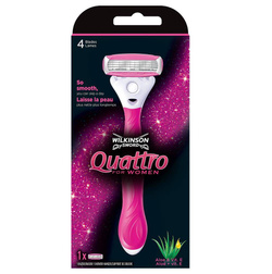 Quattro For Women maszynka do golenia z wymiennymi ostrzami dla kobiet 1szt