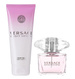 Versace Bright Crystal zestaw woda toaletowa spray 90ml + balsam do ciała 100ml