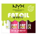 NYX Professional MakeUp Fat Oil Lip Drip Kit zestaw olejków do ust 4x4.8ml