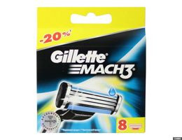 Gillette Mach3 wymienne ostrza do maszynki do golenia 8szt