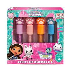 Gabby's Dollhouse Fruity Lip Glosses zestaw błyszczyków do ust 4x2.8ml