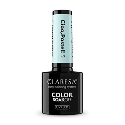 Claresa Color Soak Off UV/LED Ciao Pastel! lakier hybrydowy 3 5g