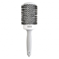 Olivia Garden Expert Blowout Shine szczotka do modelowania i suszenia włosów White/Grey 55mm