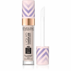 Eveline Cosmetics Liquid Camouflage wodoodporny korektor kamuflujący z kwasem hialuronowym 02 Light Vanilla 7.5ml